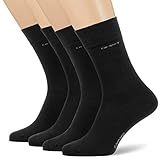 Camano Herren 3642000 Socken, Schwarz, 43-46 EU