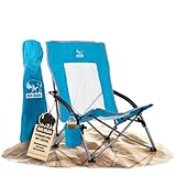 BigDean Strandstuhl klappbar leicht stabil mit...