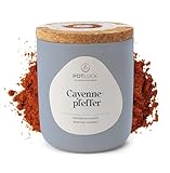 POTLUCK | Cayennepfeffer | Reingewürz im Keramiktopf | 65 g | Vegan, glutenfrei und mit natürlichen Inhaltsstoffen