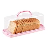 Brotbox für Küchentheke, rechteckige Vitrine, Kuchentransportbox mit Tragegriff, für den Transport von Keksen, Küche, Kekse, Theke, Bäckerei, Kastenschrank, Gebäck