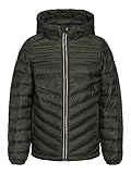 JACK & JONES Jungen JJEHERO Puffer Hood NOOS JNR Gesteppt, Rosin/Detail:Contrast Zip, 164