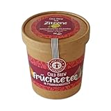 Schrader | Cold Brew Früchtetee Zitrone | Zitronig-fruchtiger Eistee für kalte Zubereitung mit Pyramidenbeuteln | 20 Beutel à 4g