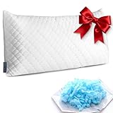 SINGHAI Kopfkissen 40x80 cm, Memory Foam Kissen - Gefülltes Schlafkissen, Höhenverstellbares Kopfkissen mit Reißverschluss, Abnehmbarer/Waschbarer Kopfkissenbezug