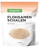 Flohsamenschalen 1,1 kg - 1100 g - Rückstandskontrolliert - 99% Reinheit - Herkunft: Indien - Low-Carb - Ballaststoffreich - Ohne Zusätze - Vegan - Laborgeprüft