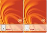 BRUNNEN Schulheft Premium Vivendi | A4, Lineatur 2, 32 Blatt, orange (Packung mit 2)
