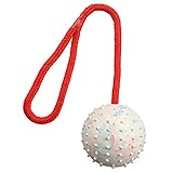 Trixie 3308 Ball am Seil, Naturgummi, ø 7/30 cm ( Sortiert )