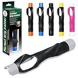 Ianulus Golf Grifftrainer, Golf-Trainingshilfe zur Korrektur der Handposition, Arm-Band Schwung Haltungskorrektur Praxis Ausrichtung für Golf Anfänger (Grau)