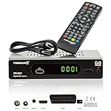 Premium X Kabelreceiver DVB-C FTA 531C Digital FullHD SCART HDMI USB Mediaplayer, TV-Receiver Kabel-Fernsehen