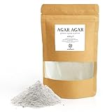 ERBOTECH, Agar Agar, Lebensmittelgelatine Pulver, 100% pflanzliches Geliermittel für die Zubereitung von Desserts, Cremes und Puddings, Vegan, 400 g