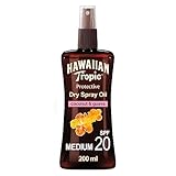 Hawaiian Tropic Protective Dry Spray Oil LSF 20, 200ml, 1er Pack (1 x 200 ml)