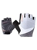 Ziener Damen CENDAL Fahrrad-, Mountainbike-, Radsport-Handschuhe | Kurzfinger - atmungsaktiv/dämpfend/rutschfest, Grey Melange, 8