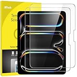 JETech Schutzfolie für iPad Pro 13 Zoll M5/M4 (2025/2024), 9H Gehärtetes Displayschutz, HD Klar, 2 Stück