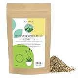 Spitzwegerich 250g von Alpi Nature, Tee lose, Spitzwegerich Blätter, Spitzwegerich getrocknet zur Zubereitung von Spitzwegerich Tee, Wegerich Tee und Kräutertee