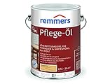 Remmers Pflege-Öl farblos, 2,5 Liter, Holzöl für Holz innen und außen, wasserabweisend, wetterfest, für Gartenmöbel und Holzterrassen geeignet