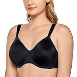 DELIMIRA Damen T-Shirt Minimizer BH mit Bügel Große Größen Ohne Gepolstert Schwarz 105E