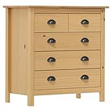 vidaXL Sideboard Hill 79x40x80 cm Massivholz Kiefer