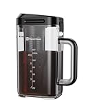 Maestri House Kompakte Kaltgebrüh-Kaffeemaschine, 1,2L Cold Brew Coffee Maker, platzsparender Tritan-Krug, 350 Mesh-Filter, 100% auslaufsicher, Schwarz