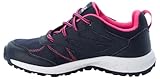 Jack Wolfskin Unisex Woodland Texapore Low K Walking-Schuh, Night Blue/Pink, 39 EU