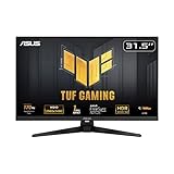 ASUS TUF Gaming VG32AQA1A- 31,5 Zoll WQHD Monitor - 170 Hz, 1ms GtG, FreeSync Premium & G-Sync kompatibel, DisplayHDR 400 - Fast IPS Panel, 16 9, 2560x1440, DP, HDMI, USB, ergonomisch, Speaker