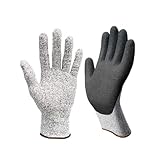 BAZEITFLOW 1 Paar Multi Funktions Handschuhe Wasserdichtem Material Robuste Arbeitshandschuhe für Garten Bau und Hohe Sensibilität Rutschfeste Griffigkeit Atmungsaktiv und Geruchlos