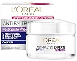 L'Oréal Paris Nachtpflege für das Gesicht, Feuchtigkeitspendende Anti-Aging Nachtcreme mit Calcium zur Minderung von Falten, Anti-Falten Experte 55+, 1 x 50 ml
