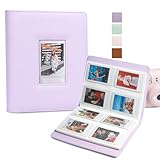 Yootiko Fotoalbum, 288 Taschen 6x9cm Fotos, PU-Einband, Transparente Seiten, klein, Mini, Große Kapazität, Familien-Hochzeitsbilderalben für Kinder, Jungen, Mädchen, Frauen, Männer (lila)