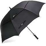 G4Free 62 Inch Regenschirm Groß Stockschirm Sturmfest Golf Schirme Automatik Regenschirm XXL für Herren Damen Doppelt Überdachung Belüftet