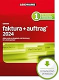 Lexware faktura+auftrag Standard 2024 (365 Tage) │Einfache Auftrags- u. Rechnungs-Software │ PC Aktivierungscode per Email