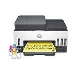 HP Smart Tank 7305 3-in-1 Multifunktionsdrucker, 30€ Cashback (WLAN; Duplex; ADF) – 3 Jahre Tinte inklusive, 3 Jahre Garantie, großer Tintentank, hohe Reichweite, Drucken in hoher Qualität