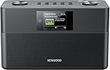 KENWOOD CR-ST80DAB-B Stereo-Kompaktradio (2 x 10 W RMS, Bassreflex Lautsprecher DAB+, UKW, Bluetooth, Line-In, Line-Out, Weckfunktion, Sleeptimer, TFT-Farbdisplay, Fernbedienung)