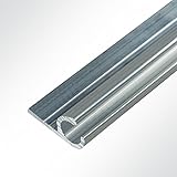 LYSEL® Kederschiene Kederleiste Kederprofil 15x30mm pressblank 3m 45° Ø10mm für Keder 6-9mm