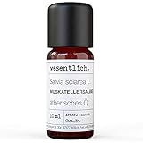 Muskatellersalbeiöl - reines ätherisches Öl von wesentlich. - 100% naturrein aus der Glasflasche (10ml)