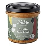 Nabio Bio Brotaufstrich Paprika-Feta & Olive, 135 g