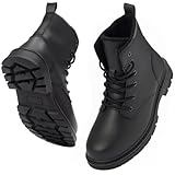 PAMEILA Winterschuhe Damen Wasserdicht Winterstiefel Herren mit Warm Gefüttert Schneeschuhe Rutschfest Wanderschuhe Trekkingschuhe Winter Outdoor Schneestiefel Winterboot Schwarz 260