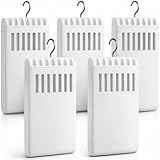 Luftbefeuchter für Heizung 5 Set inkl. Haken - Kunststoff Wasserverdunster 180ml - weiß - Wasserverdunster Verdampfer Verdunster Heizkörper Luftreiniger - Neutral