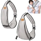 Babytragetuch,Kleinkind Trage Seitlich,Babytrage Seitlich,Verstellbare Schulter Babytrage,Multifunktionale Tragegurt Baby,Babys von 0 bis 36 Monaten, Kleinkinder bis 20kg