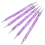 Jinlaili 5PCS Nagelpunkt-Stift, Dotting Pen Punktierung...