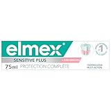 Elmex Sensitive Plus Zahnpasta, kompletter Schutz, 75 ml, schützt vor empfindlichen Zähnen und Zahnfleischreizungen, remineralisiert den Zahnschmelz, gegen Zahnstein