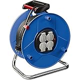 BRENNENSTUHL 1205066007 - Enrollacables Garant® IP20 H05VV-F3G1,5 Con Cable de 50 m