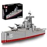 Mould King 10133 Kriegsschiff Klemmbausteine Bausatz Kit, 1815 Teiles Modellbausatz Klemmbausteine Geschenke für Kinder ab 14 Jahren/Erwachsene