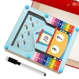 Mathespiele - Vorschule Addition Lernspielzeug - Pädagogisches Lernspielzeug Mit Bauklötzen Und Perlen Für Zuhause Schule Unterwegs Vorschule Kindergarten