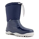 demar. Winterstiefel Schuhe gefüttert PICO, Blau, 38/39 EU