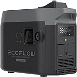 EF ECOFLOW Dual Smart Generator, Strom Generator, Tragbarer Benzin und Propangas Generator,4l, 1800W AC Output,42–58.8V DC,Stromaggregat für Delta Pro & Delta Max,LCD Anzeige App Kontrolle