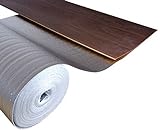 uficell® Trittschalldämmung ALU - PE-Schaum mit Alu-Dampfbremse - Stärke: 2 mm - Akustik Tritt- und Gehschalldämmung - Perfekt für Laminat und Parkettböden (1 Rollen | 25 m²)