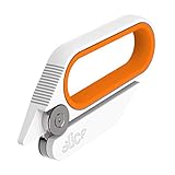Slice-Drehwerkzeug, Klingenlose Schere, 10598 Beidhändige Schneider, ideal zum Schneiden von Wrap, Geschenkkorb, Zellophan, Papier 1 Packung, weiß