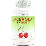 Acerola Kapseln - Natürliches Vitamin C - 240 Kapseln für...