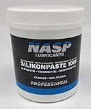 NASP Silikonpaste Silikonfett Montagemittel Schmierfett transparent 500gr Dose - Made in Germany