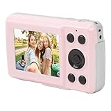 JTLB 16MP Digitalkamera mit 16X Zoom, 1080P Video, 2,4 Zoll Display, Leichte Kamera für Fotografie Video, Geeignet für Studenten und Familien auf Reisen (Rosy)