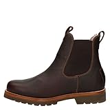 Panama Jack Herren Chelsea Boots Burton Igloo, Männer Stiefeletten,Lammfell,Ohne Verschluss,uebergangsschuhe,Kastanienbraun,42 EU / 8 UK