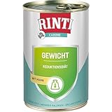 RINTI Canine Gewicht Huhn | Spezialkost für Hunde | 6x400g | Zur Verringerung von Übergewicht | wenig Fett | wenig Kalorien